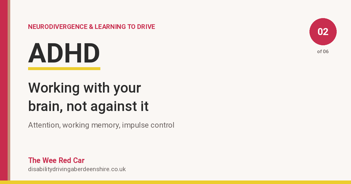 ADHD and Learning to Drive: Working With Your Brain, Not Against It